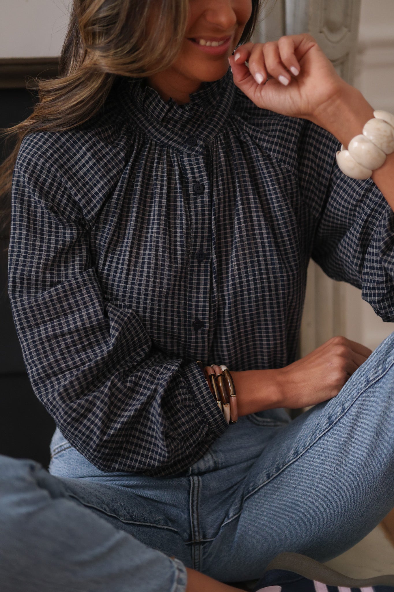 Chemise Hanna bleue
