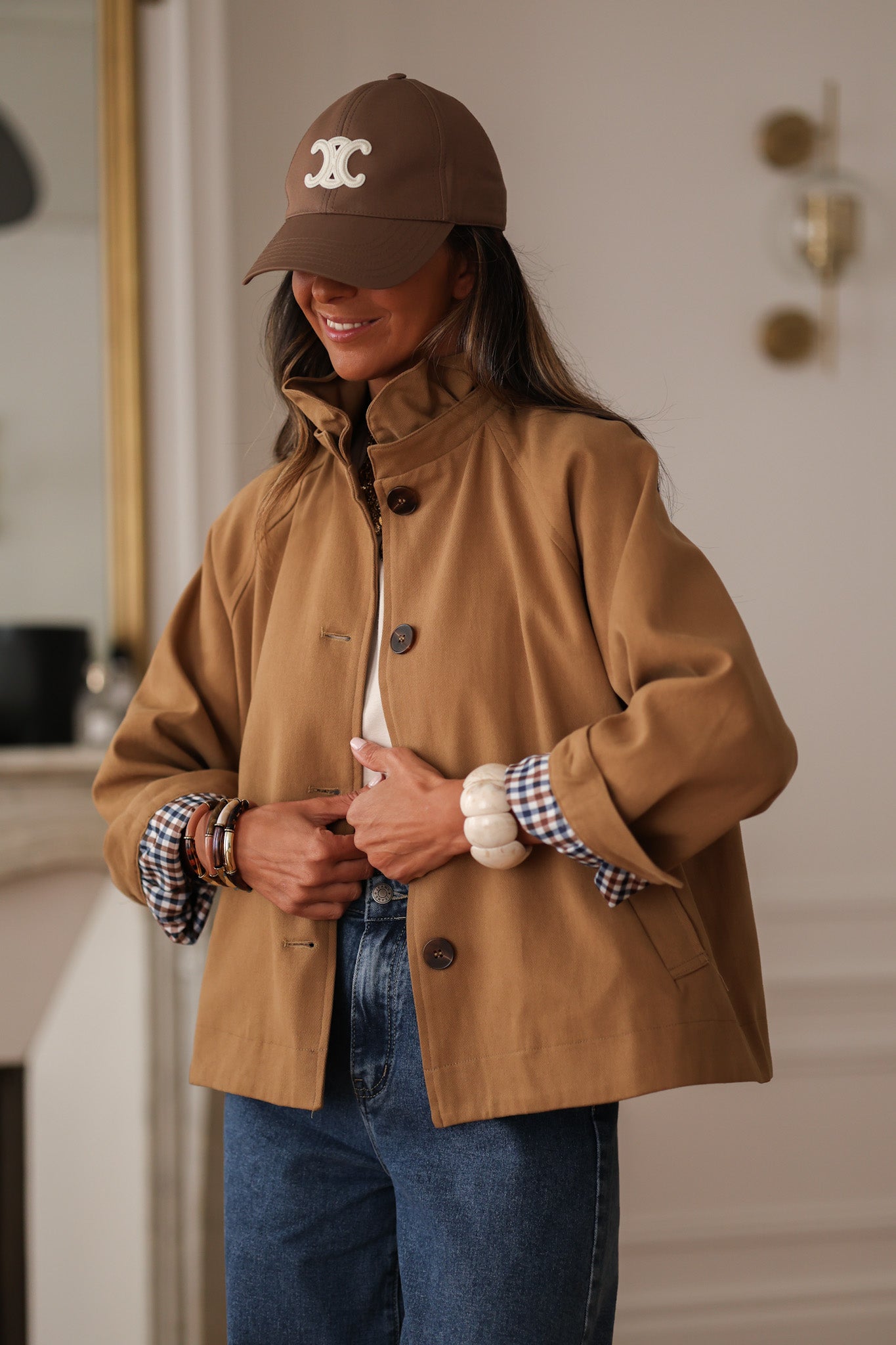 Veste Zélie beige