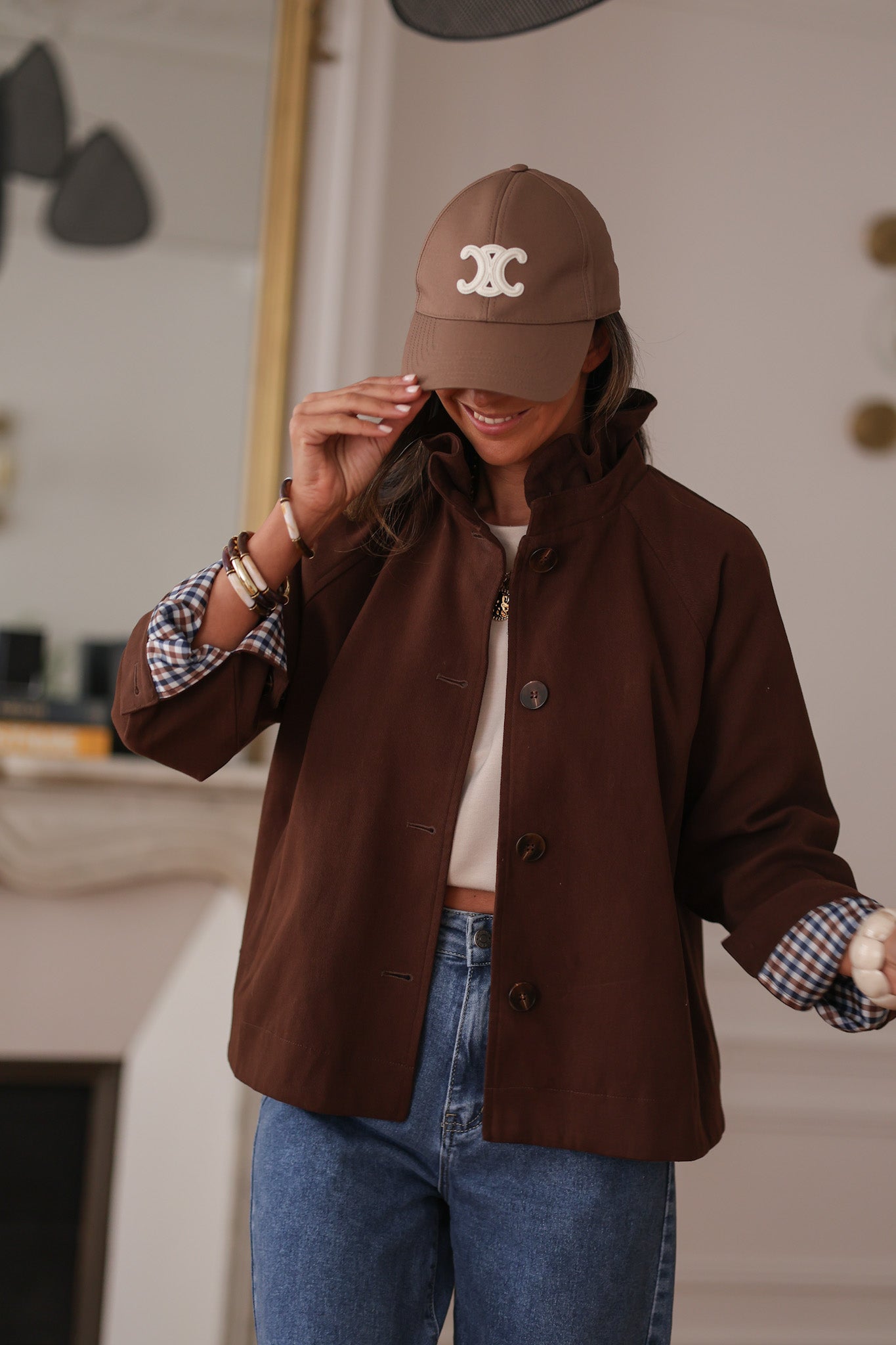 Veste Zélie choco