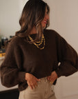 Pull Oria marron