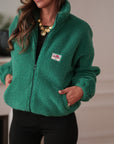 Veste polaire Johane vert