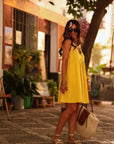 Robe Anja jaune