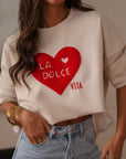 Sweat Dolce vita beige