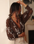 Blouse Anita choco