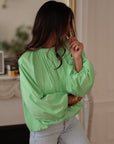 Blouse Oxana vert anis