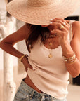 Top Palmyre beige