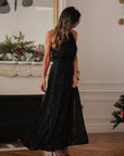 Robe longue Laly noire