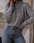 Pull Gaspard gris