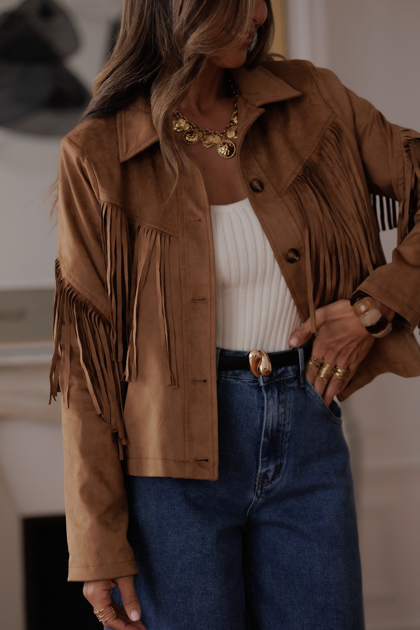 Veste Tally à franges