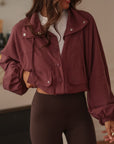 Veste Wily bordeaux