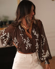 Blouse Anita choco