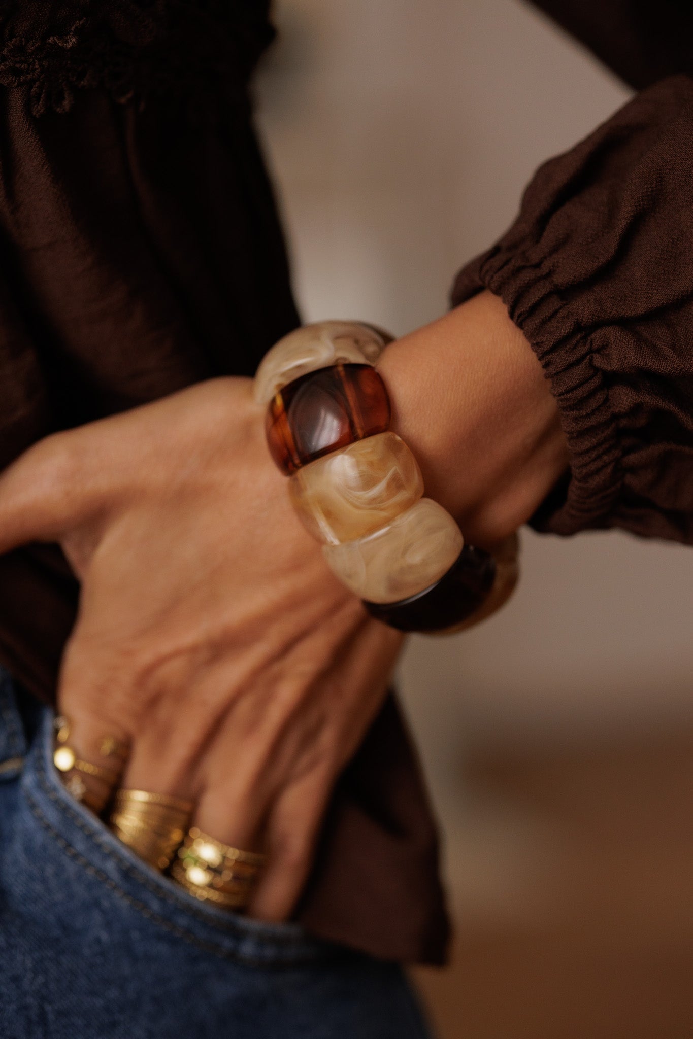 Bracelet Seville marron