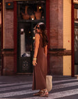 Robe Tessa choco
