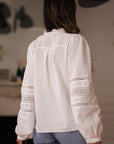 Blouse Léane blanche