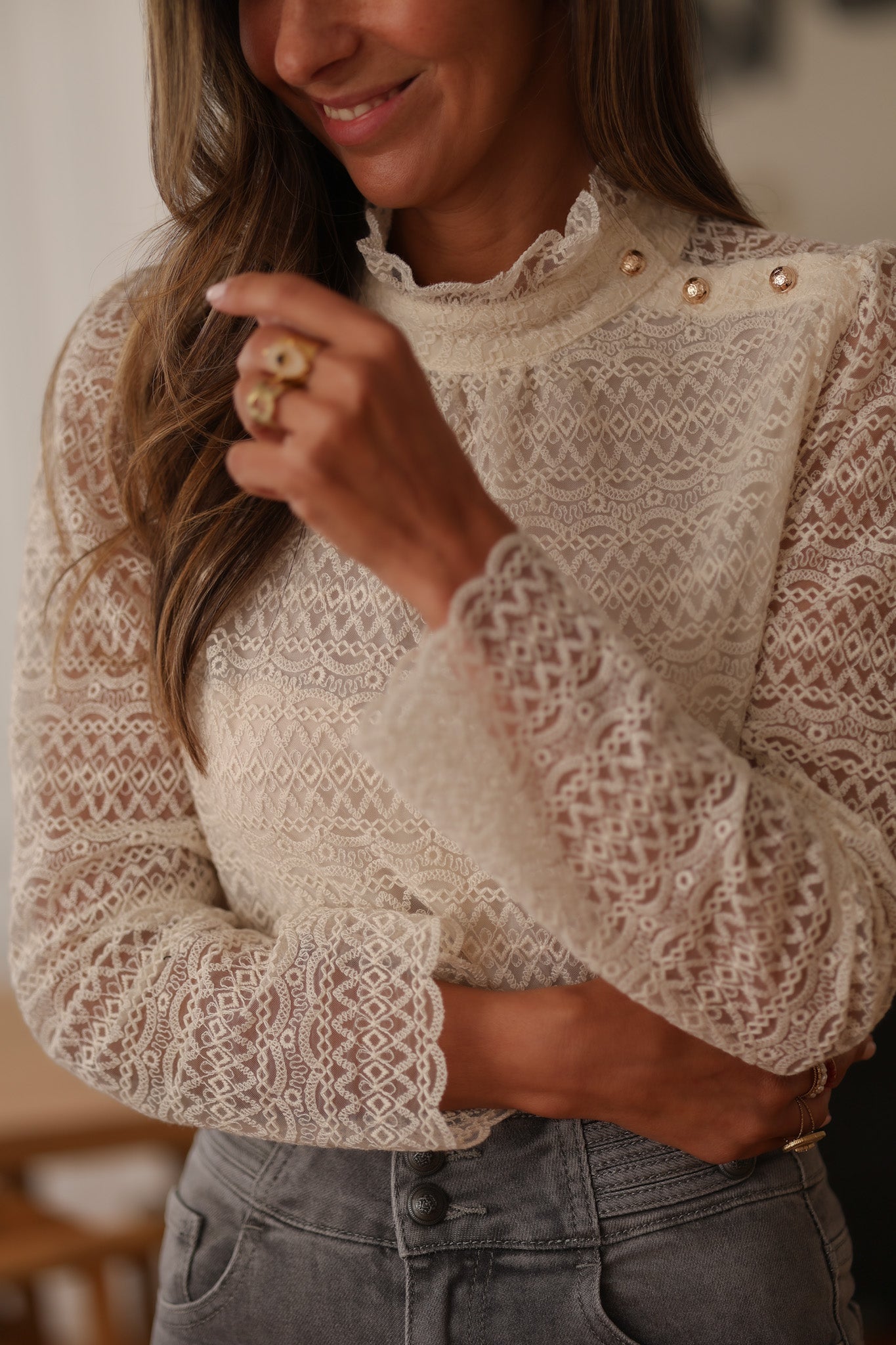 Blouse Margot écrue