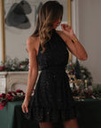 Robe courte Riley noire