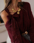 Pull Inara bordeaux