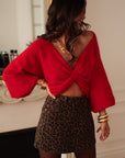 Pull Oria rouge