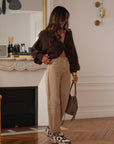 Jean Octave beige foncé