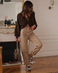 Jean Octave beige foncé