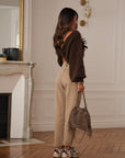 Jean Octave beige foncé