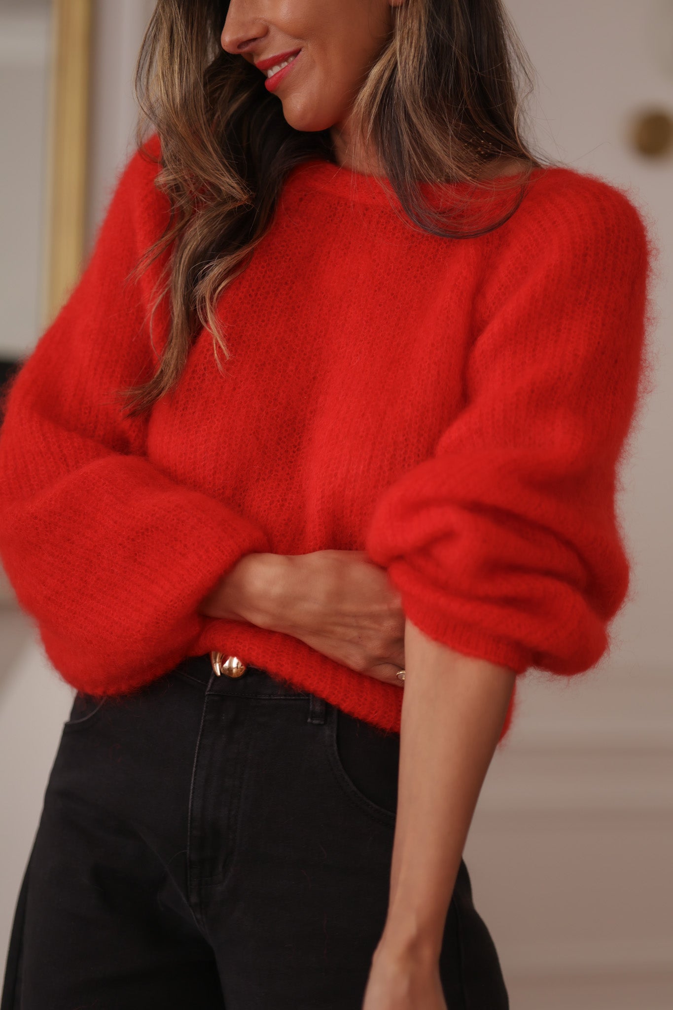 Pull Maury rouge
