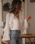 Blouse Victoria écrue
