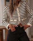 Gilet Garance marinière
