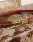 Ceinture Andy camel en cuir