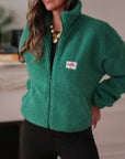 Veste polaire Johane vert