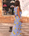 Ensemble Gabriela bleu citron