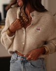 Gilet Flavie beige
