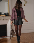 Veste Suki prune