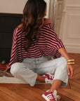 Tee-shirt Nell bordeaux