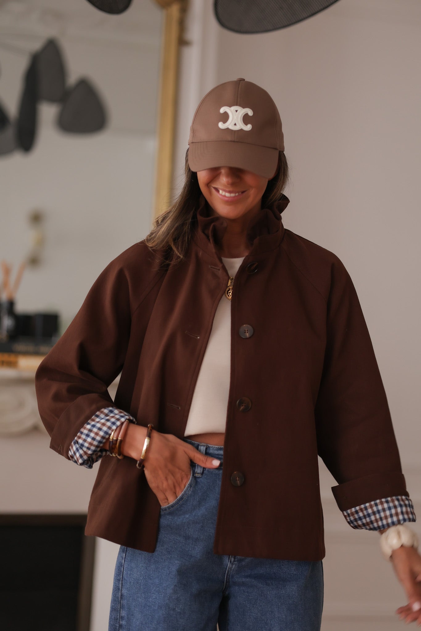 Veste Zélie choco