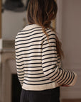 Gilet Garance marinière