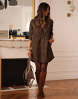 Robe Uma léopard