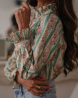 Chemise Lya verte