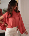 Blouse Jess terracotta