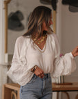 Blouse Victoria écrue