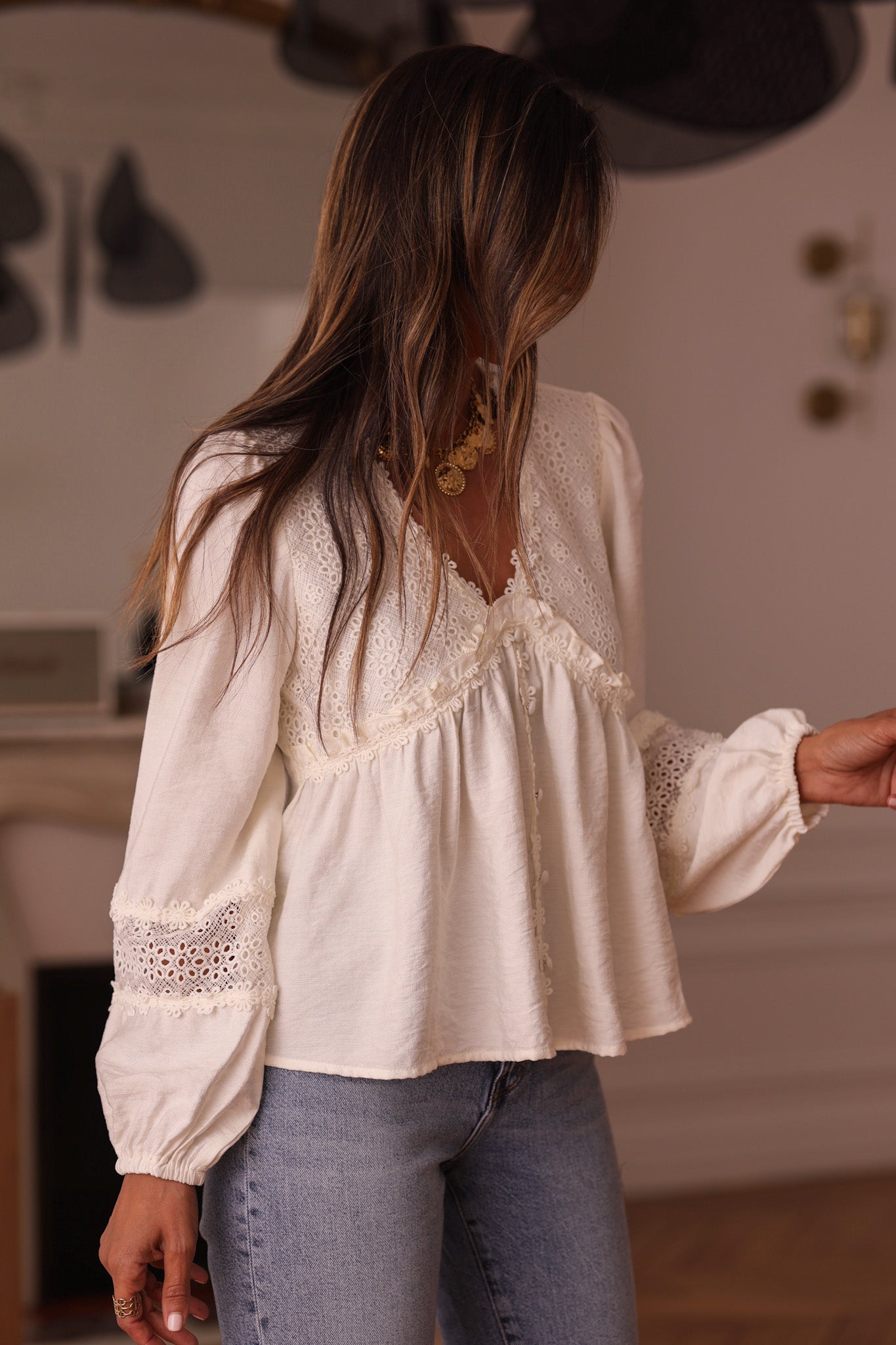 Blouse Laya écrue