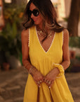 Robe Anja jaune