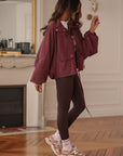 Veste Wily bordeaux