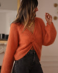 Pull Maury terracotta