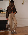 Jean Octave beige foncé