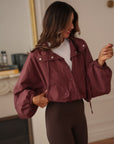 Veste Wily bordeaux