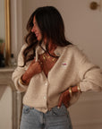 Gilet Flavie beige