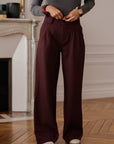 Pantalon Eddie bordeaux