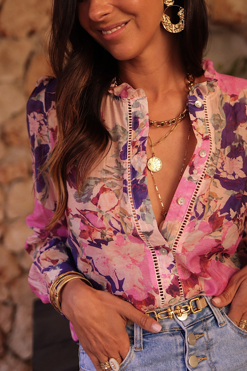 Chemise Vera rose