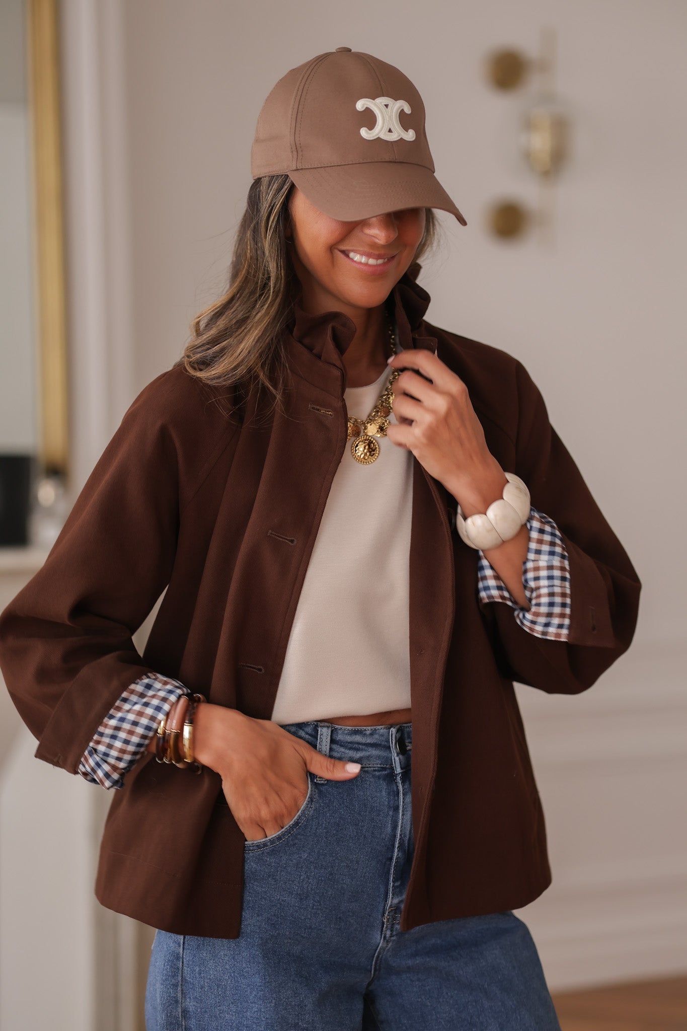Veste Zélie choco